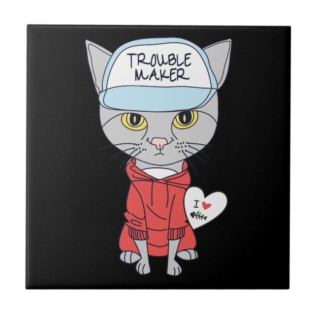 Funny kids-4 tile (Front)