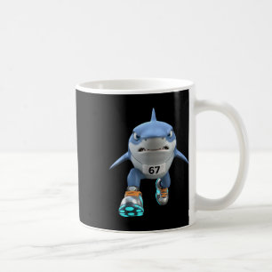 Funny Kids 67 Meme Tralalero Tralala Runner Italia Coffee Mug