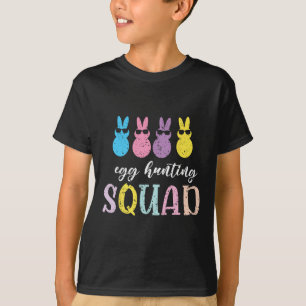 Funny Kids Byby Egg Hunting Squad  T-Shirt