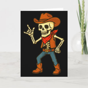 Funny Kids Halloween Bruh Costume, Soky Cowboy Ske Card