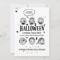 Funny Kids Halloween Weird Wacky Monster Costume