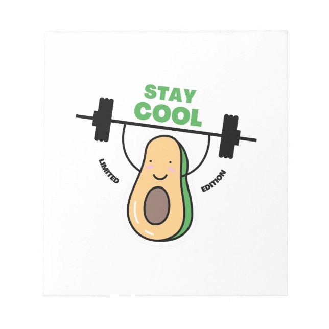  funny kids stay cool for school notepad (Front)