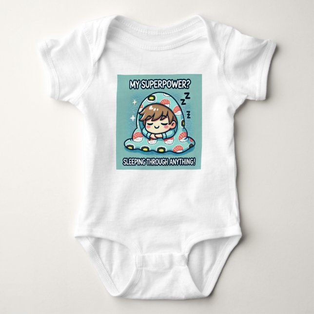 Funny Kids' Tee - My Superpower is Sleeping! (Front)