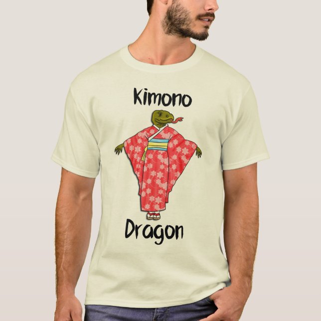 Funny Kimono Dragon T-Shirt (Front)