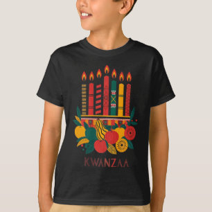 Funny Kinara Seven Candles Kwanzaa Celebration 1 T-Shirt