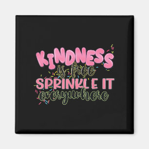 Funny Kindness Is Sprinkle It Everywhere Retro Vin Magnet