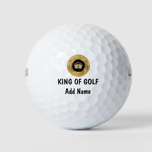 Funny King Of Golf Balls (Front)