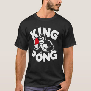 Funny King Pong - Vintage Ping Pong Table Tennis P T-Shirt