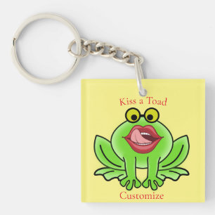 Funny Kiss A Toad Thunder_Cove Key Ring