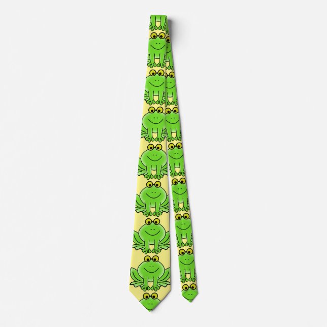 Funny Kiss A Toad Thunder_Cove Tie (Front)
