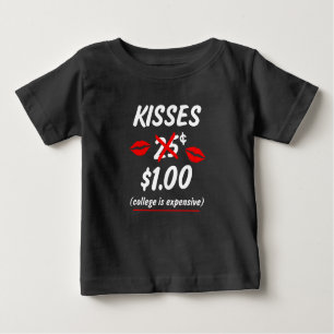 Funny Kisses Baby Valentine's Day Shirt