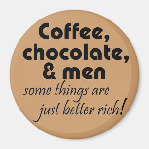 Funny kitchen coffee chocolate joke quote magnets