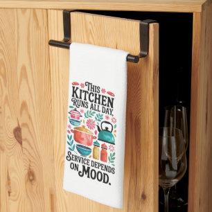Funny Kitchen Series Design #6 Tea Towel