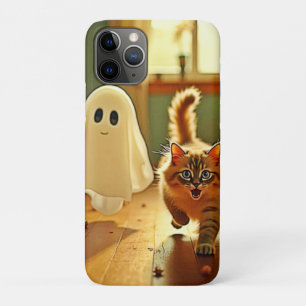 Funny Kitten Spooky Friend Case-Mate iPhone Case
