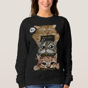 Funny Kittens Cute Cats Cat Lover Cat Owner Kitten Sweatshirt