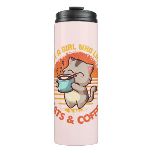 Funny Kitty Wisdom Thermal Tumbler
