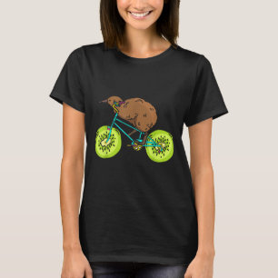 Funny Kiwi Biker Cycling Gift New Zealand T-Shirt