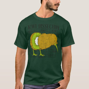 Funny Kiwi Bird Dissection Funny Science Biology H T-Shirt