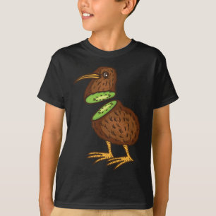 Funny Kiwi Bird Gift Men Women Cool Kiwi Bird Frui T-Shirt
