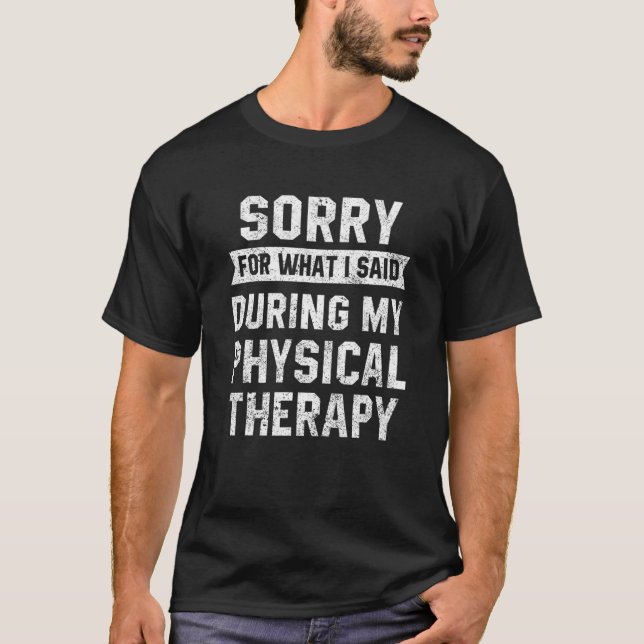 Funny Knee Replacement Therapy Surgery Recovery Cu T-Shirt (Front)