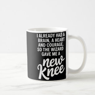 Funny Knee Surgery Art For Men Women Bionic Knee Coffee Mug