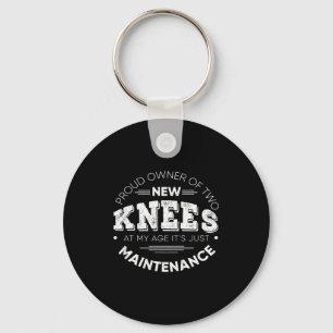 Funny Knee Surgery Proud Owner Of New Knees Gift Key Ring