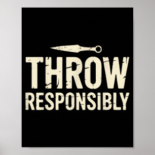 Funny Knife Throwing  Poster