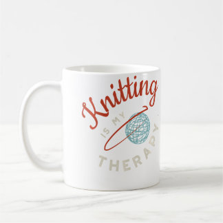 Funny Knitter Design Love To Knit Knitting Coffee Mug