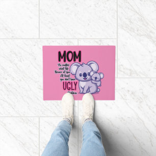 Funny Koala Bear Mum No Matter What Life Throws At Doormat