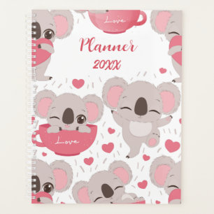 Funny Koala Bear Personalized Planner
