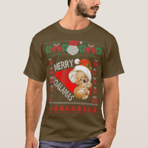Funny Koala Christmas Lights Ugly Sweater Xmas