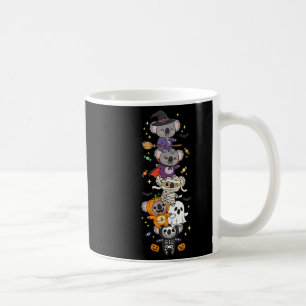Funny Koala Witch Vamre Ghost Halloween Kids Mens Coffee Mug