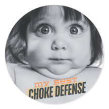 Funny Krav Maga My Best Choke Defence Sticker