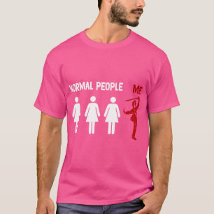 Funny Kung Fu Normal Pepole Me Kung Fu Woman T-Shirt