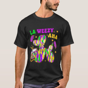 Funny La Weezy Ana Mardi Gras Carnival Cake Walk M T-Shirt