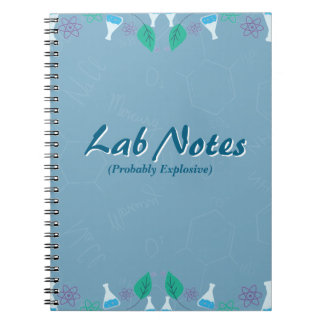 Funny Lab Notes Chemistry Notebook