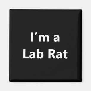 Funny Lab Rat Halloween Costume Pretend Minute Laz Magnet