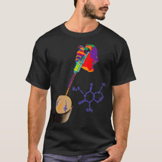 Funny Lab Tech Chemistry Caffeine Pipette T-Shirt