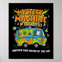 Funny Lab Week 2025 Retro Mystery Machine Of Diagn