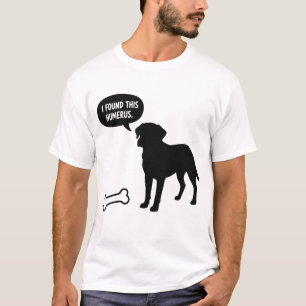 Funny Labrador Dog Pun T-Shirt - I Found This Hume