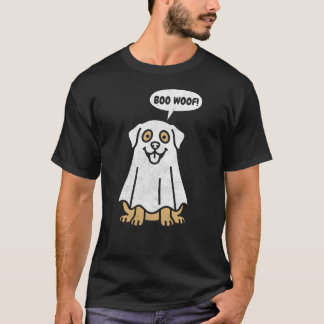 Funny Labrador Halloween Ghost Dog T-Shirt