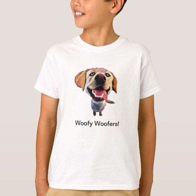 Funny Labrador Retriever Boys T-Shirt (Front)