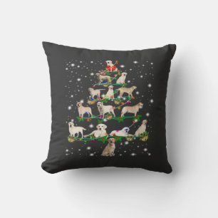 Funny Labrador Retriever Christmas Tree Classic T- Cushion