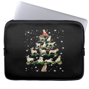 Funny Labrador Retriever Christmas Tree Classic T- Laptop Sleeve