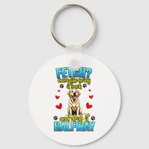 Funny Labrador Retriever Design For Dog Owner  Key Ring