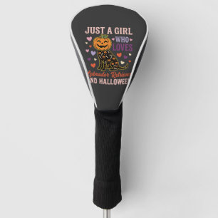Funny Labrador Retriever Halloween Pumpkin Dog Golf Head Cover