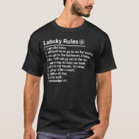 Funny Labsky Dog Rules Huskador, rules design, lab