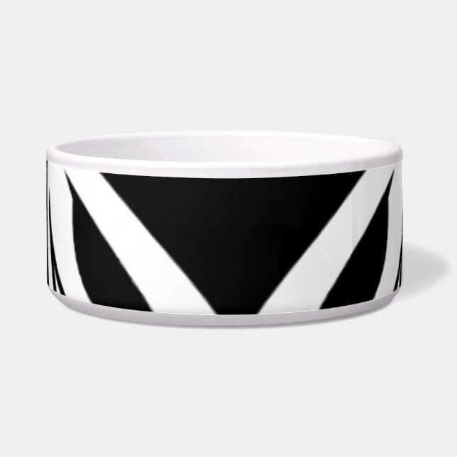 Funny Labubou Pet Bowl | Yellow Trippy Cartoon (Front)