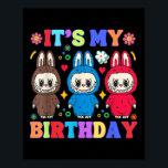 Funny Labubu Birthday Tee Girls Kids Labubu Bday D Poster<br><div class="desc">Funny Labubu Birthday Tee Girls Kids Labubu Bday Decoration</div>