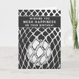 Funny Lacrosse Birthday Card